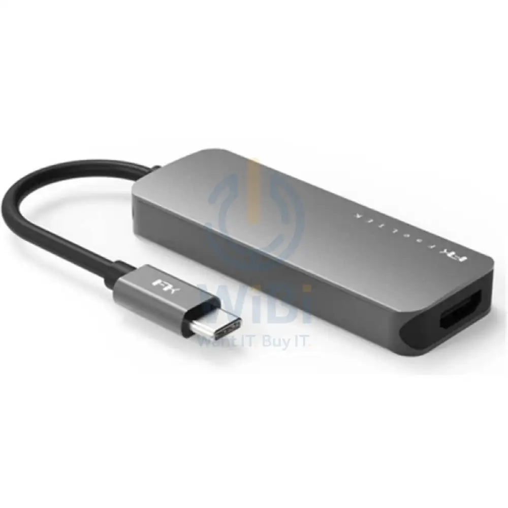 FeelTek 4-in-1 Portable USB-C Hub - Grey Accessories > USB Hub
