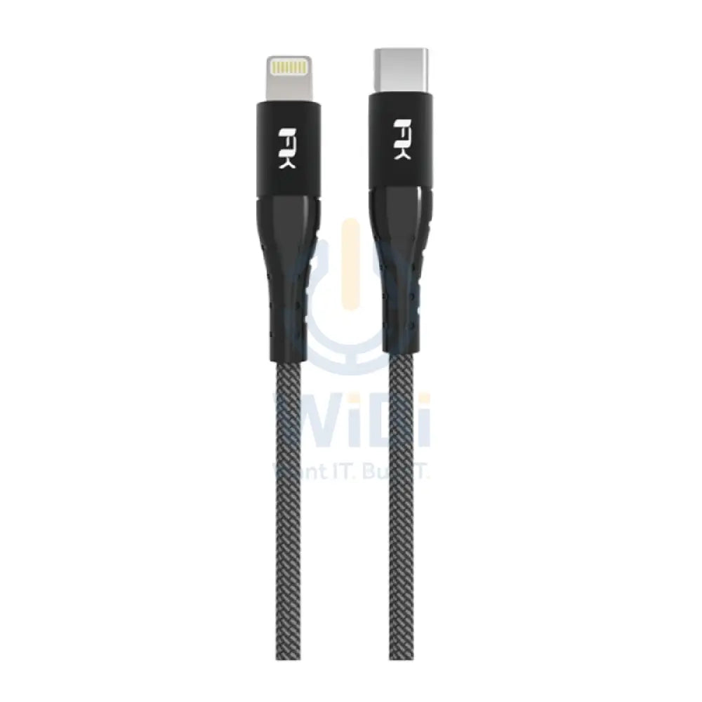 Feeltek Air Lightning to USB-C Cable 180cm (Braid + Metallic) - Black Accessories > Cables & Converters > Cables