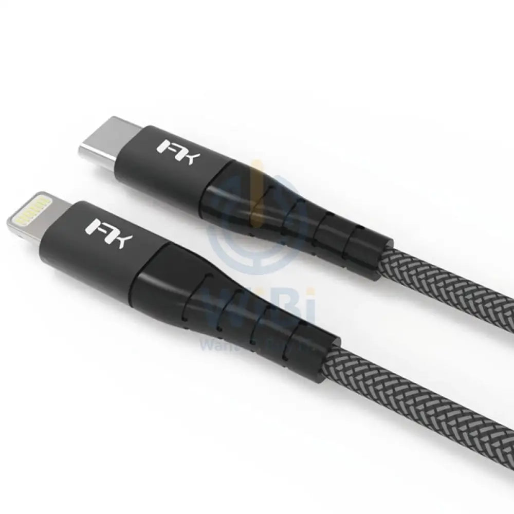 Feeltek Air Lightning to USB-C Cable 180cm (Braid + Metallic) - Black Accessories > Cables & Converters > Cables