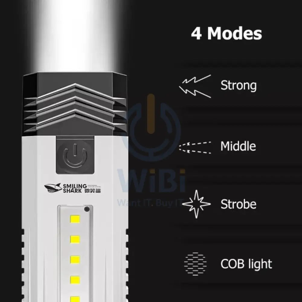 Flashlight 5 Modes Bicycle Light Also Suitable For Outdoor Camping Waterproof Accessories > Smart Devices