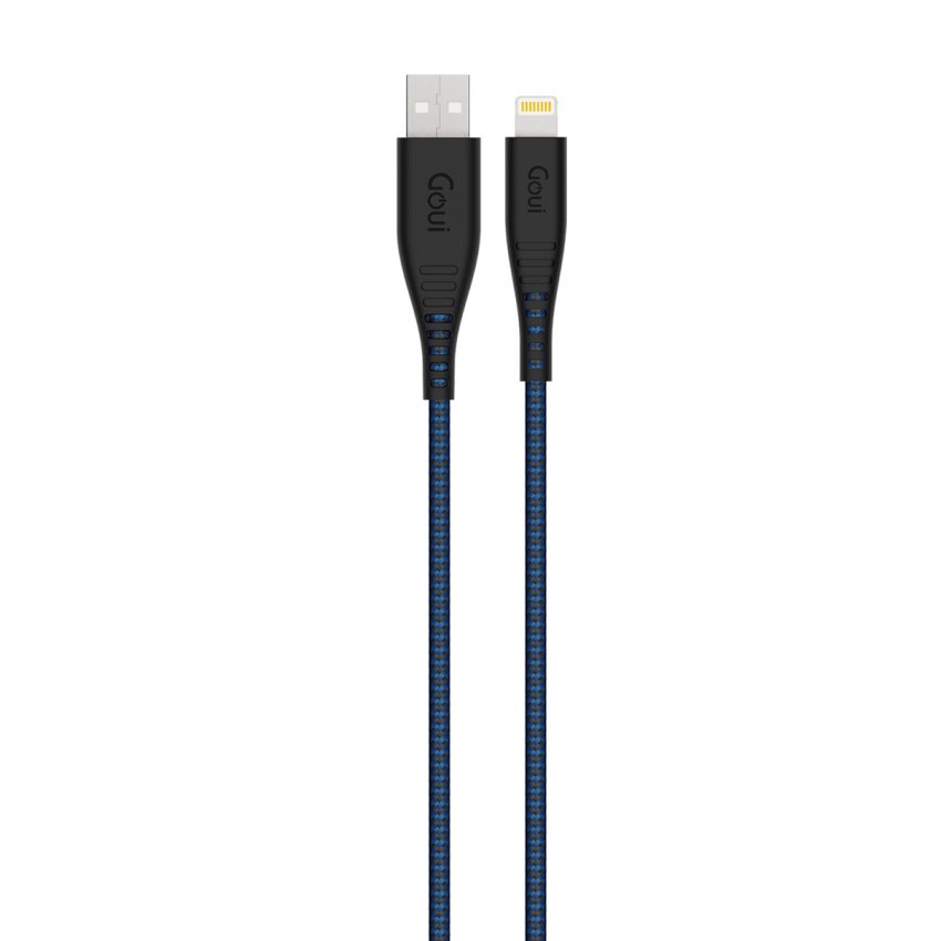 GOUI FLEX 8 PIN USB Cable - USB-A / Lightning / 1.5 Meter / Dark  Blue