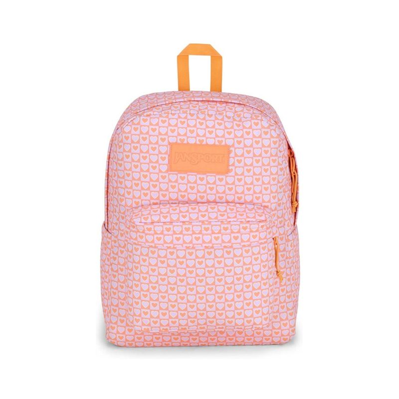 Jansport Superbreak Plus Backpack - Hyped Hearts