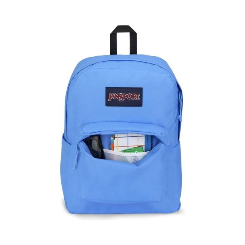Jansport Superbreak Plus Backpack - Blue Neon