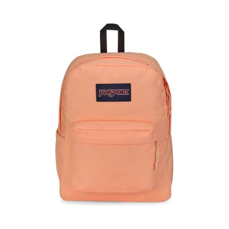 Jansport Superbreak Plus Backpack - Peach Neon