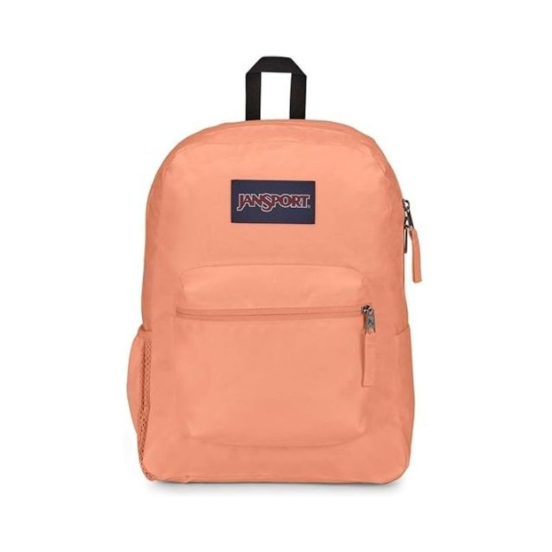 Jansport Cross Town Backpack - Peach Neon