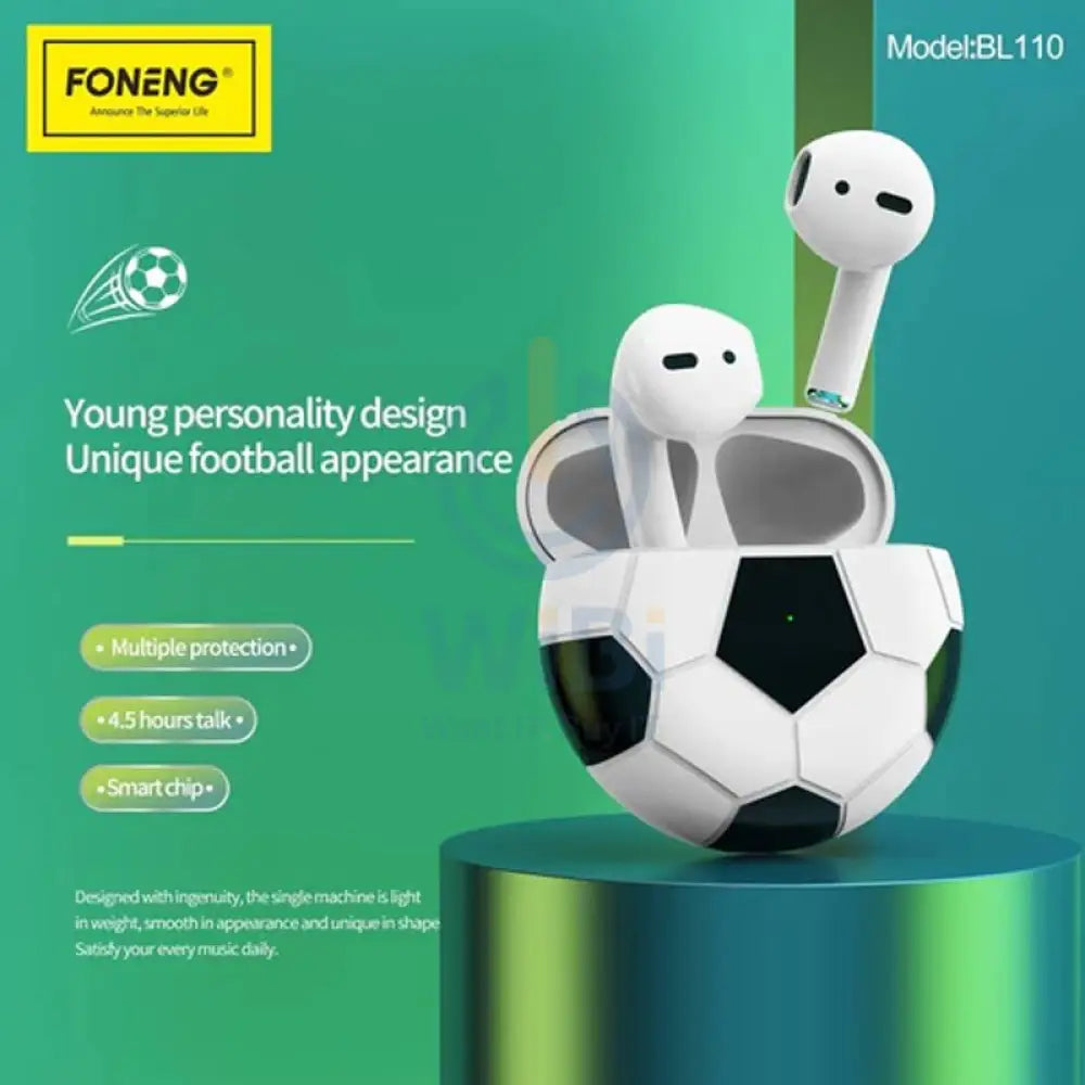 Foneng BL110 Football TWS Earphone - White Accessories > Audio > Headphones