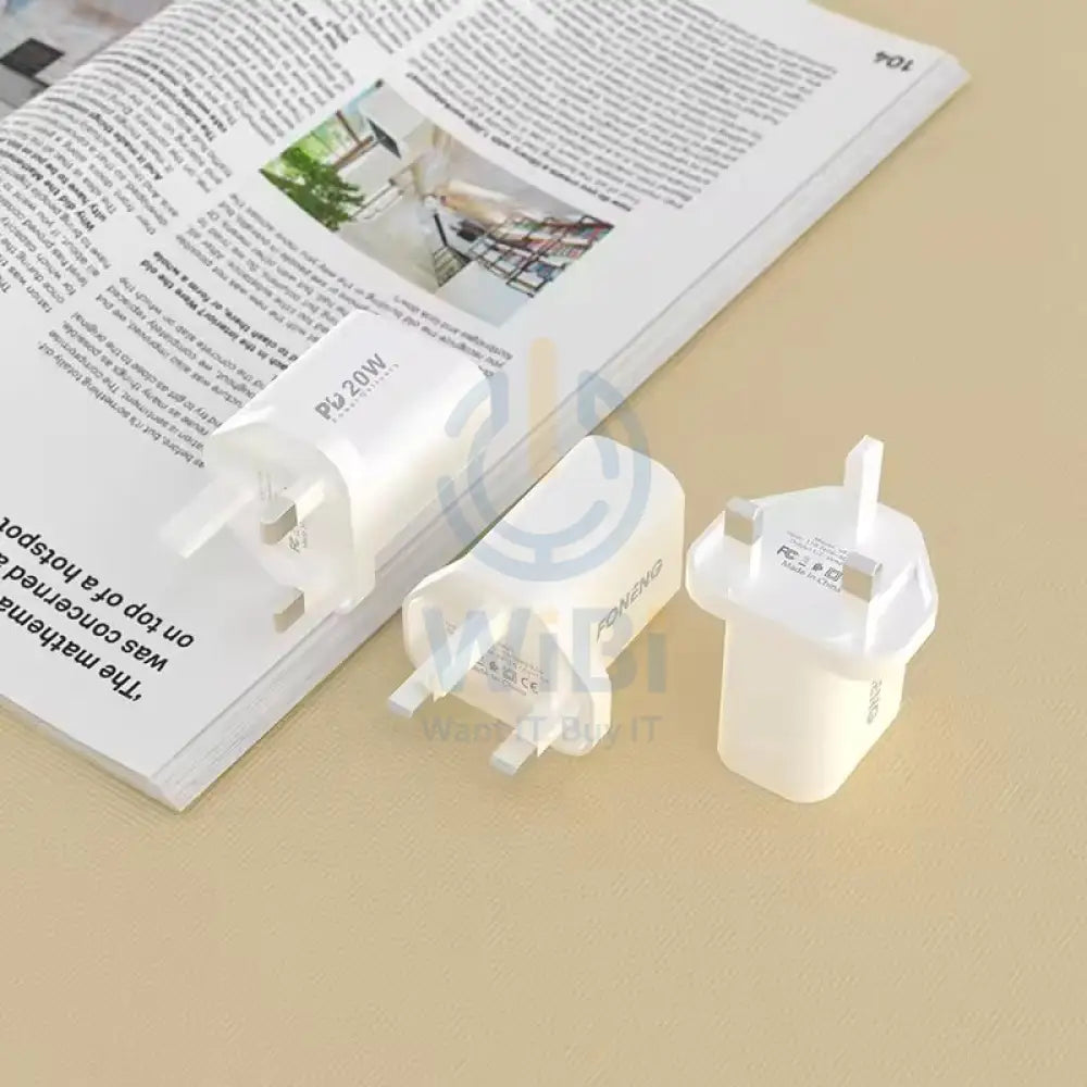 Foneng UK25 Lightning Dual USB Charger Kit Fast 2.4A Accessories > Power Adapters