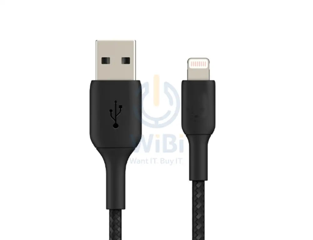 Foneng X15 Braid Lightning Data Cable Fast 2.4A - 1.2 Meter / Black Accessories > Cables & Converters > Cables