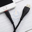 Foneng X15 Braid Lightning Data Cable Fast 2.4A - 1.2 Meter / Black Accessories > Cables & Converters > Cables
