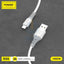 Foneng X66 Qc 1M Fast 3A Lightning Data Cable - White Accessories > Cables & Converters > Cables
