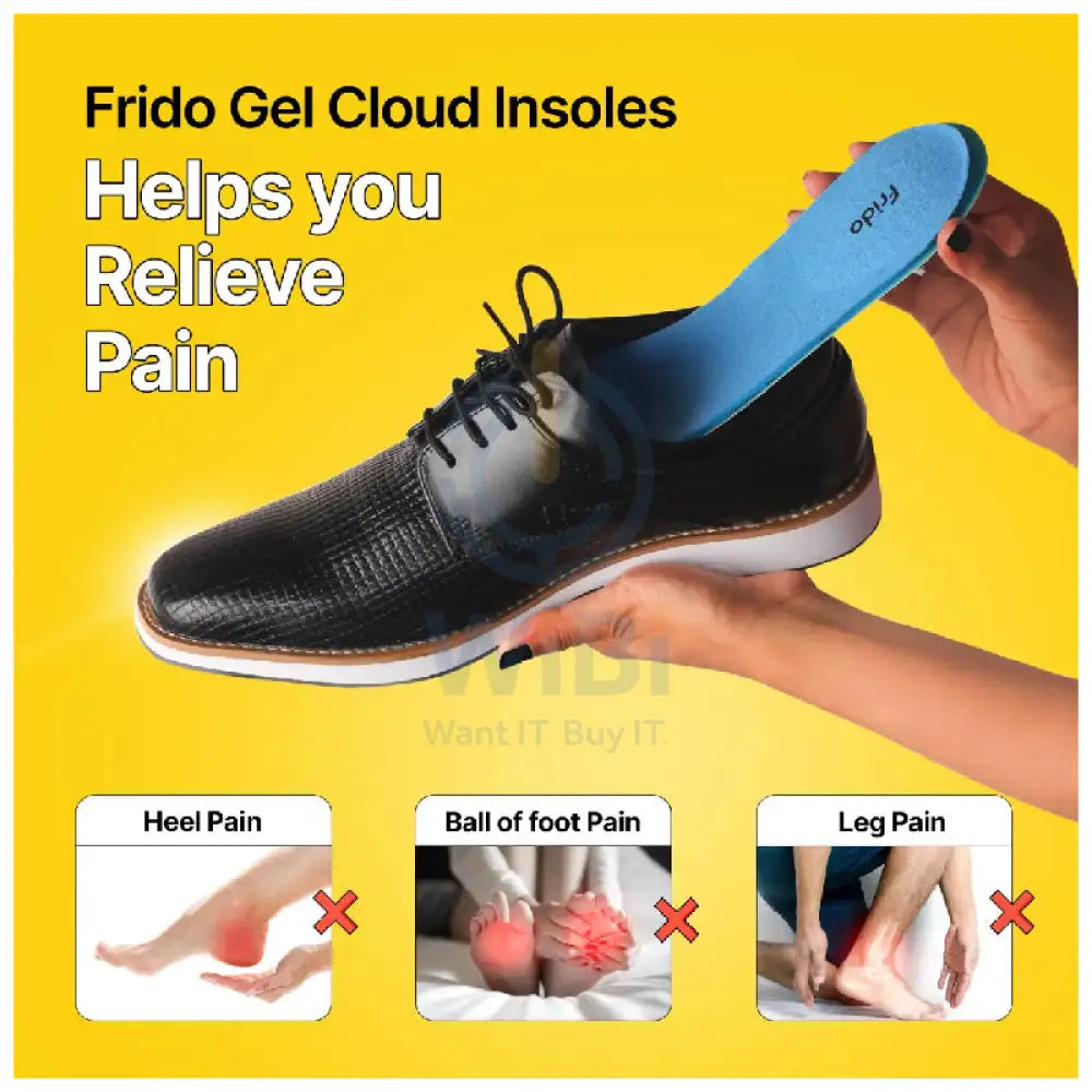 Frido FR-GCIN-S Gel Cloud Insoles - Small Outdoor & Travel > Insoles
