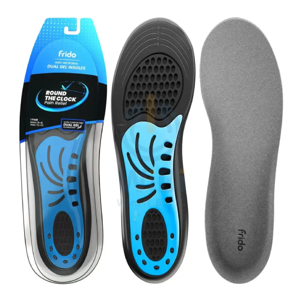 Frido FR-INS-M Dual Gel Insoles - Small Outdoor & Travel > Insoles