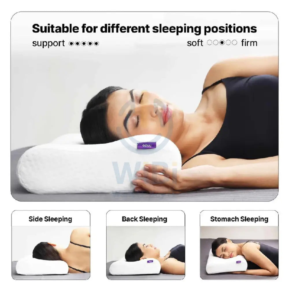 Frido FR-OCVP-W Orthopedic Cervical Pillow - White Outdoor & Travel > Pillows