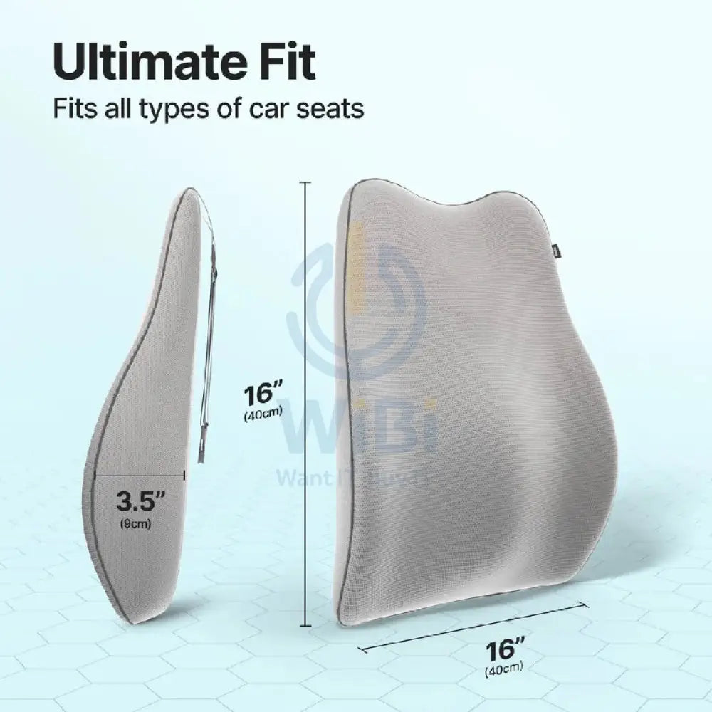 Frido FR-UCBC-G Ultimate Car Backrest Cushion - Grey Accessories > Outdoor & Travel