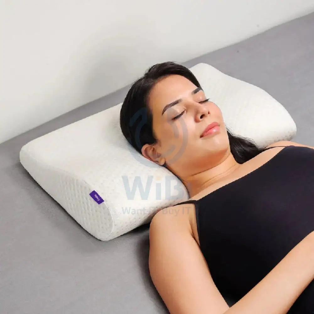 Frido FR-UCCP-W Ultimate Neck Contour Cervical Pillow - White Outdoor & Travel > Pillows