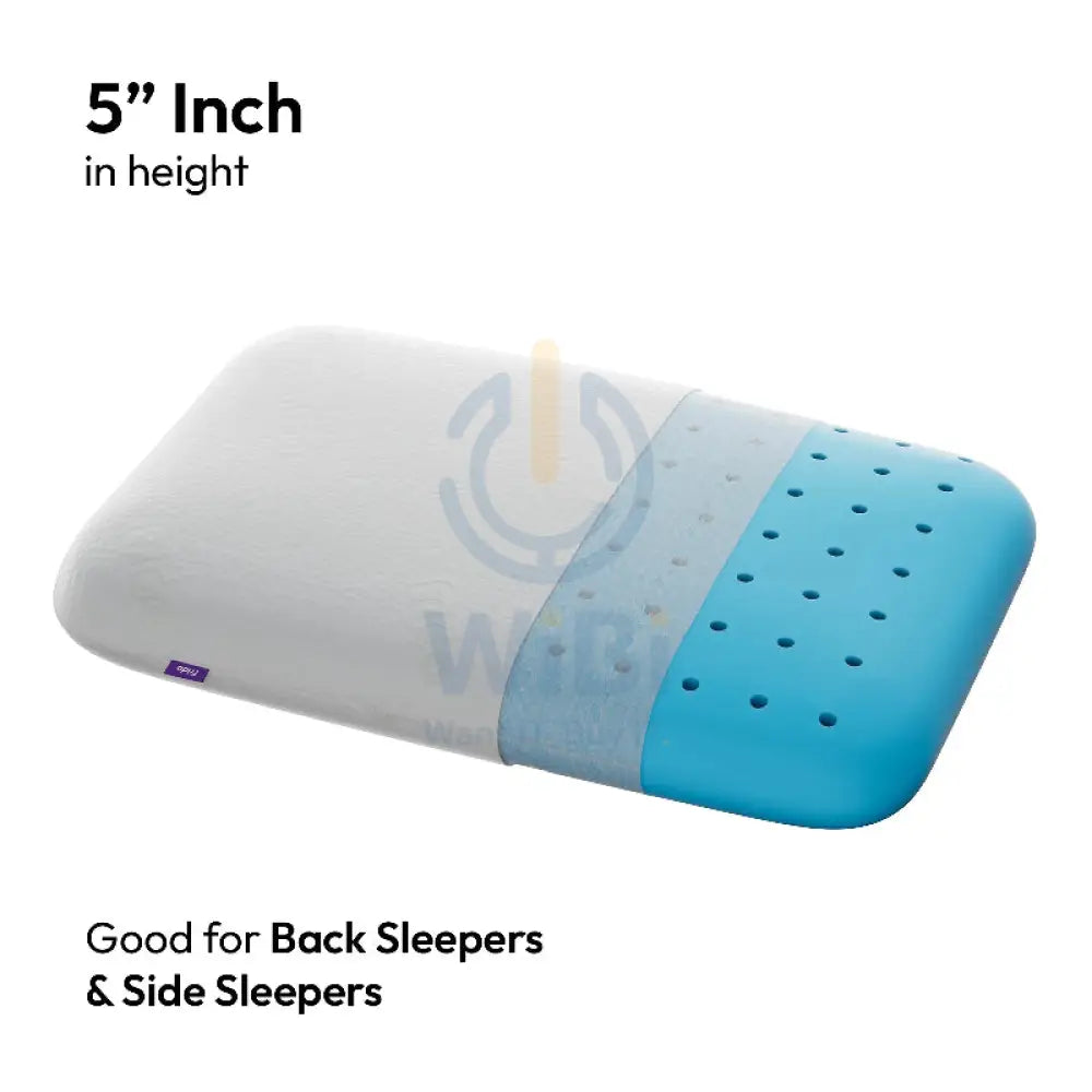 Frido FR-UNFP-L Ultimate Deep Sleep Pillow - 5-Inch / White Outdoor & Travel > Pillows