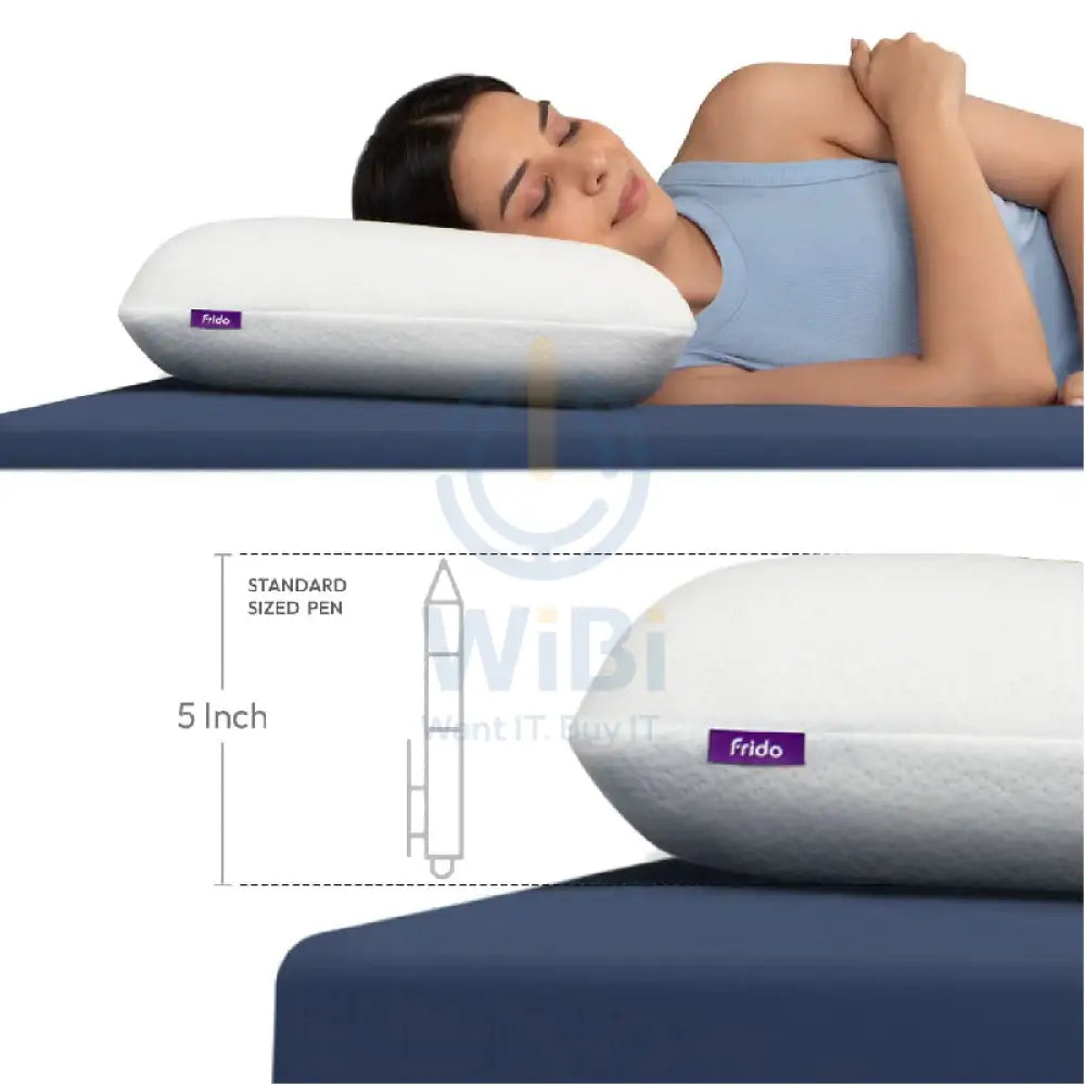 Frido FR-UNFP-L Ultimate Deep Sleep Pillow - 5-Inch / White Outdoor & Travel > Pillows