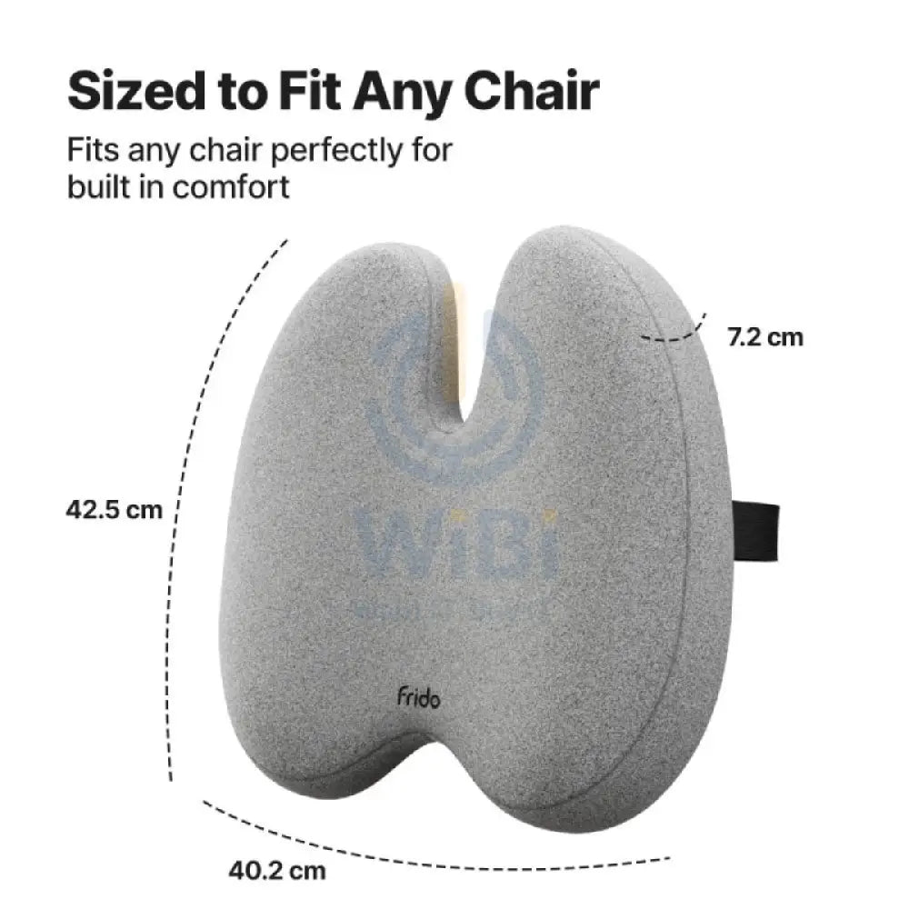 Frido FR-UPPC-G Ultimate Pro Backrest Cushion - Grey Outdoor & Travel > Pillows