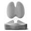Frido FR-UPSCMB-G Ultimate Pro Seat Cushion With Pro Backrest Cushion Combo - Grey Outdoor & Travel > Pillows