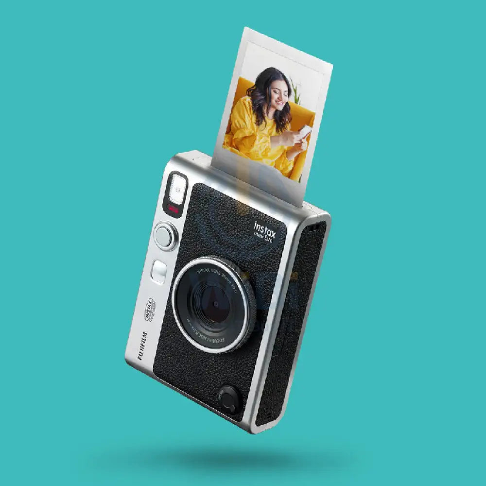 FUJIFILM Instax Mini EVO Hybrid Instant Camera - Black Accessories > Cameras