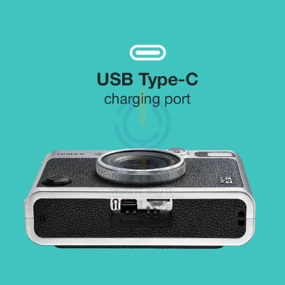 FUJIFILM Instax Mini EVO Hybrid Instant Camera - Black Accessories > Cameras
