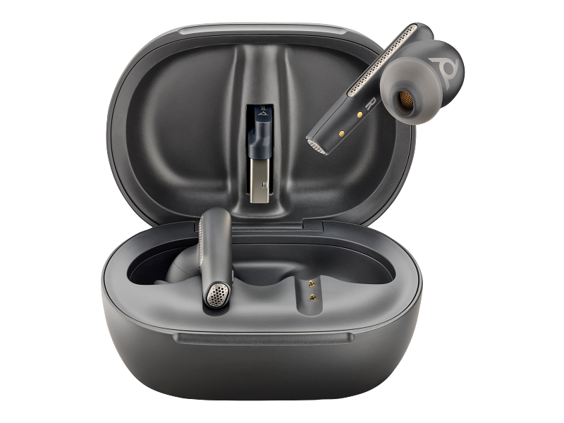 HP HP Poly Voyager Free 60+ UC M Earbuds - BT700 USB-A Adapter / Touchscreen Charge Case
