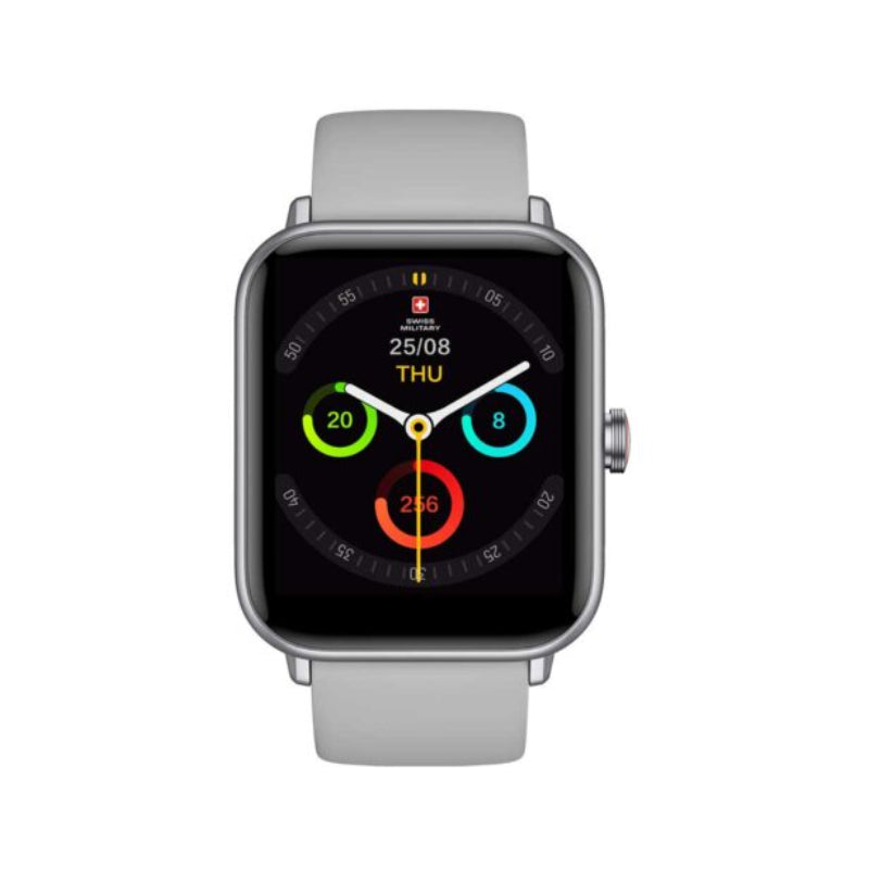 Swiss Military Alps Smart Watch Silicon Strap - Gray Smart Watches