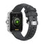 Swiss Military Smart Watch With Silver Frame and Grey Silicon Strap Smart Watches