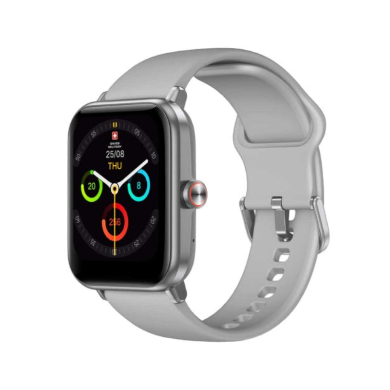 Swiss Military Alps Smart Watch Silicon Strap - Gray Smart Watches