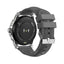 Swiss Military Dom 2 Smart Watch - Silver Frame Gray Silicon Strap with Swiss Military Delta Earbud - White Smart