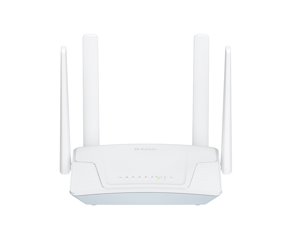 D-Link 4G LTE N300 Wi-Fi Router - 4G / Up to 300 Mbps / Ethernet WAN / LAN