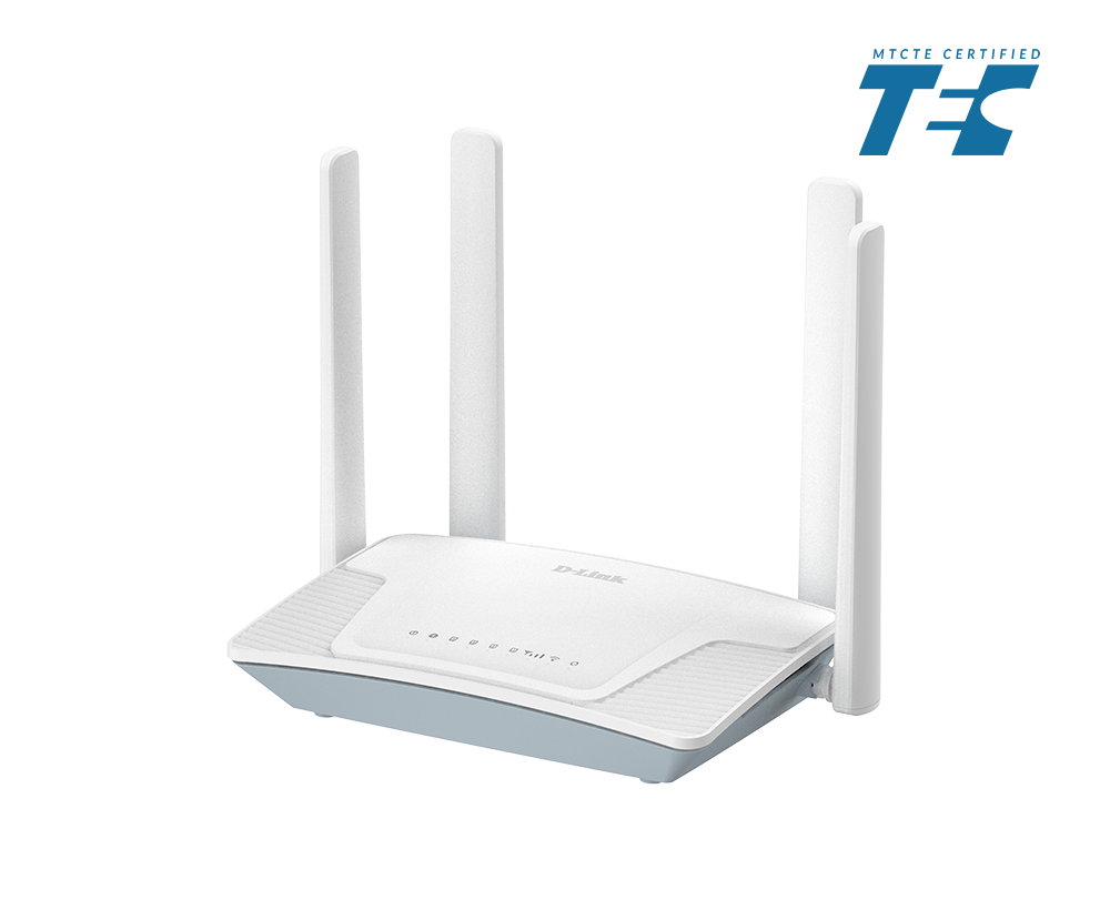 D-Link 4G LTE N300 Wi-Fi Router - 4G / Up to 300 Mbps / Ethernet WAN / LAN