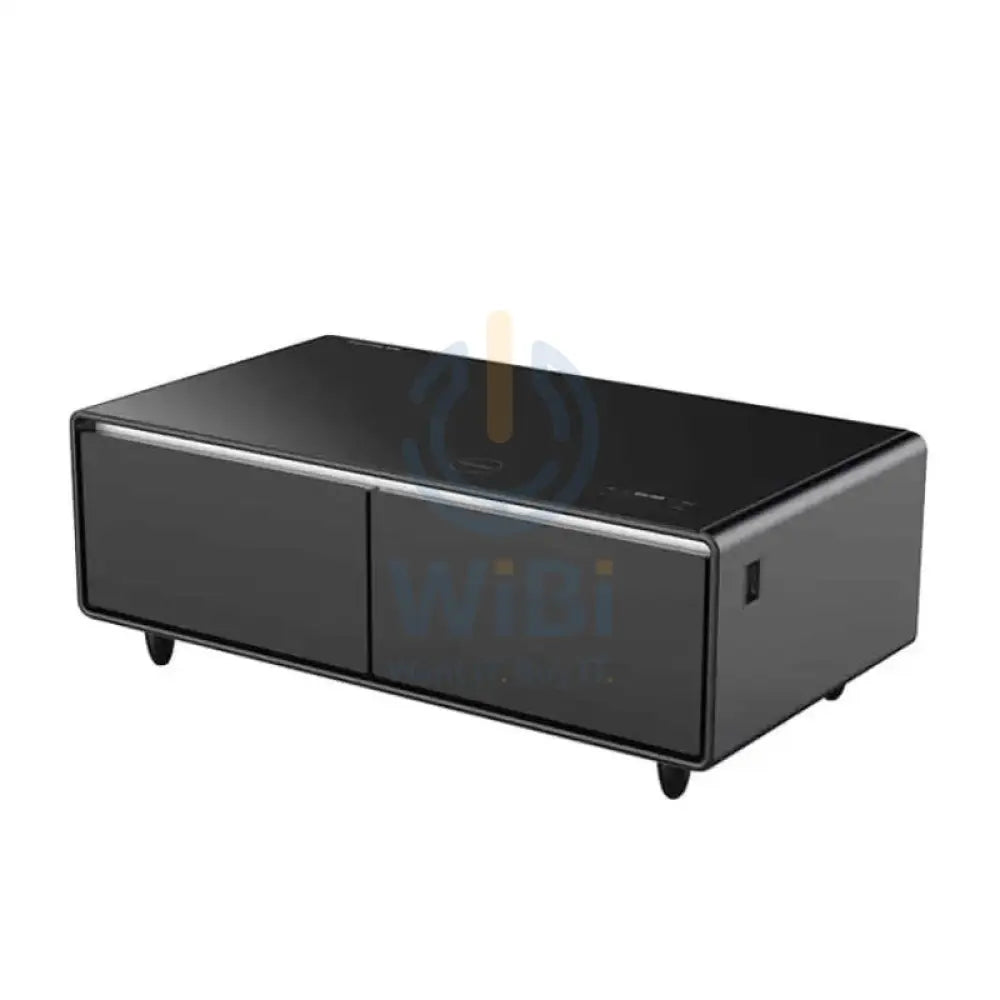 Gamax Elegant Smart Coffee Table with 135L Refrigerator - 2x USB / Black Accessories > Smart Devices