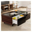 Gamax Elegant Smart Coffee Table with 135L Refrigerator - 2x USB / Wooden Accessories > Smart Devices