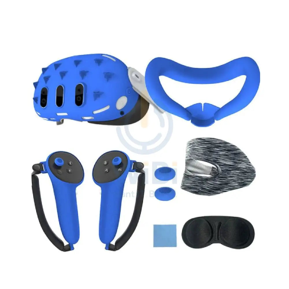Gamax Silicon Protection Set for Meta Quest 3 - Blue Accessories > Gaming Controllers > Gaming Zone