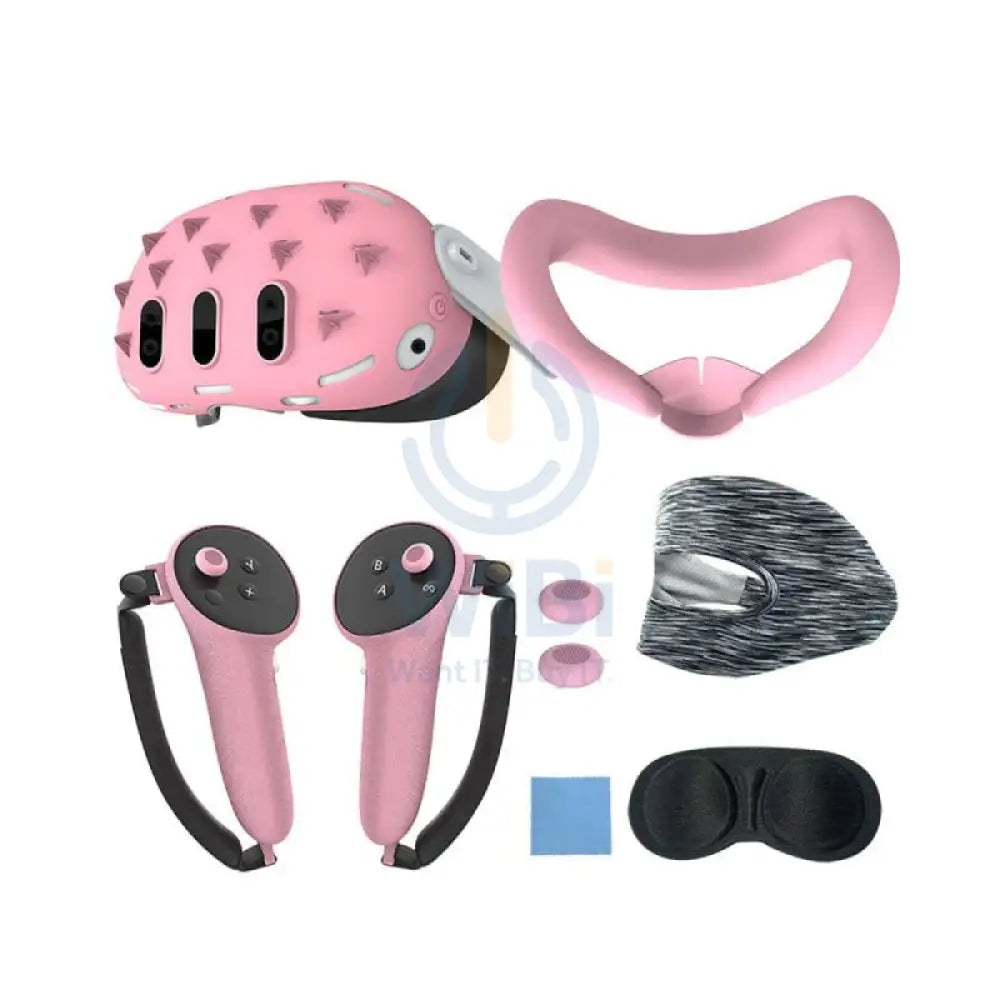 Gamax Silicon Protection Set for Meta Quest 3 - Pink Accessories > Gaming Controllers > Gaming Zone