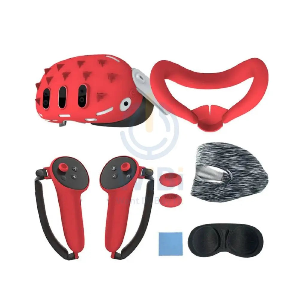 Gamax Silicon Protection Set for Meta Quest 3 - Red Accessories > Gaming Controllers > Gaming Zone