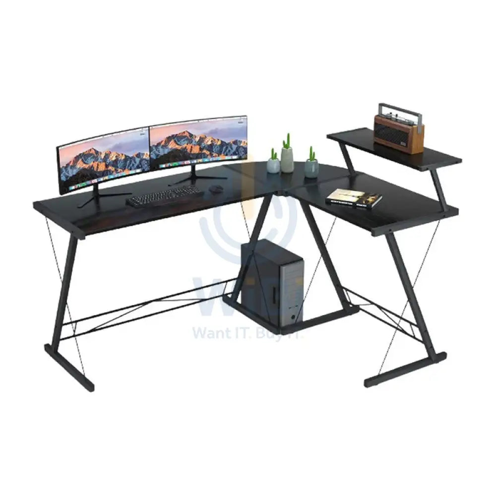 GAMEON 3in1 L-Shaped Slayer II XL Series Gaming Desk - Black Accessories > Other Accessories > Gaming Zone