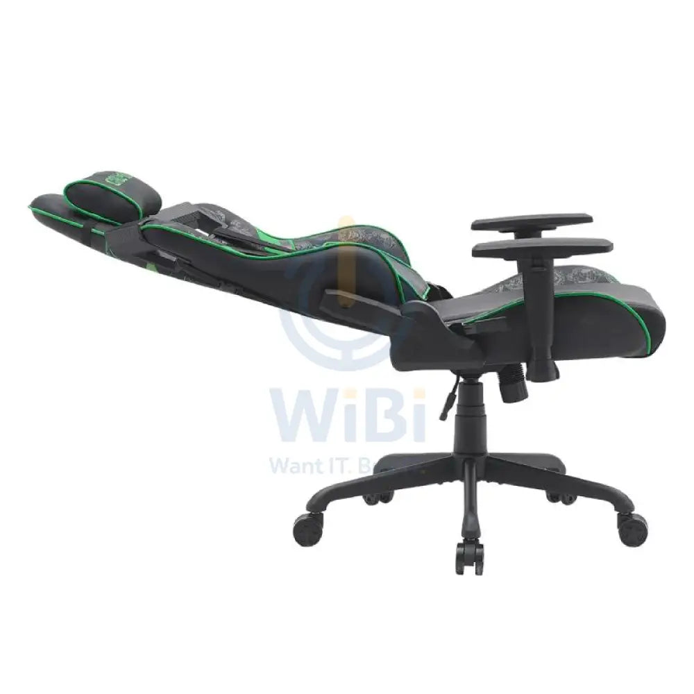 GameOn Call of Duty (COD) Gaming Chair with Adjustable 4D Armrest & Metal Base - Green/Black Accessories > Chairs >