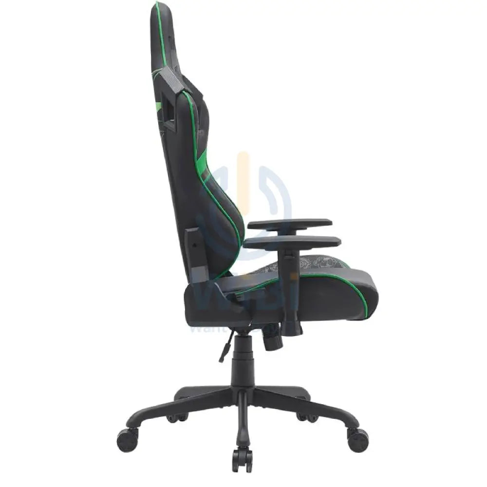 GameOn Call of Duty (COD) Gaming Chair with Adjustable 4D Armrest & Metal Base - Green/Black Accessories > Chairs >