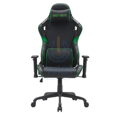 GameOn Call of Duty (COD) Gaming Chair with Adjustable 4D Armrest & Metal Base - Green/Black Accessories > Chairs >