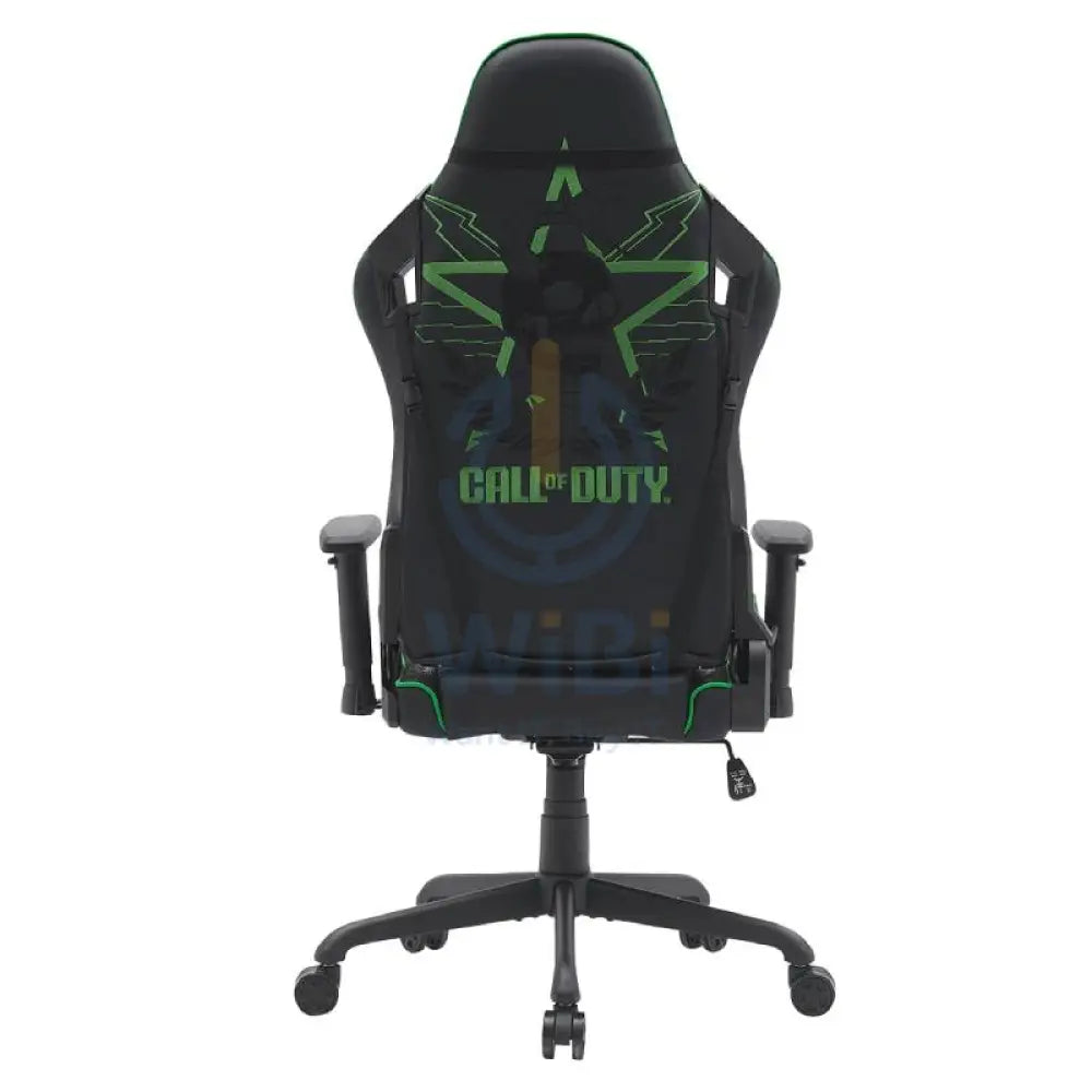 GameOn Call of Duty (COD) Gaming Chair with Adjustable 4D Armrest & Metal Base - Green/Black Accessories > Chairs >