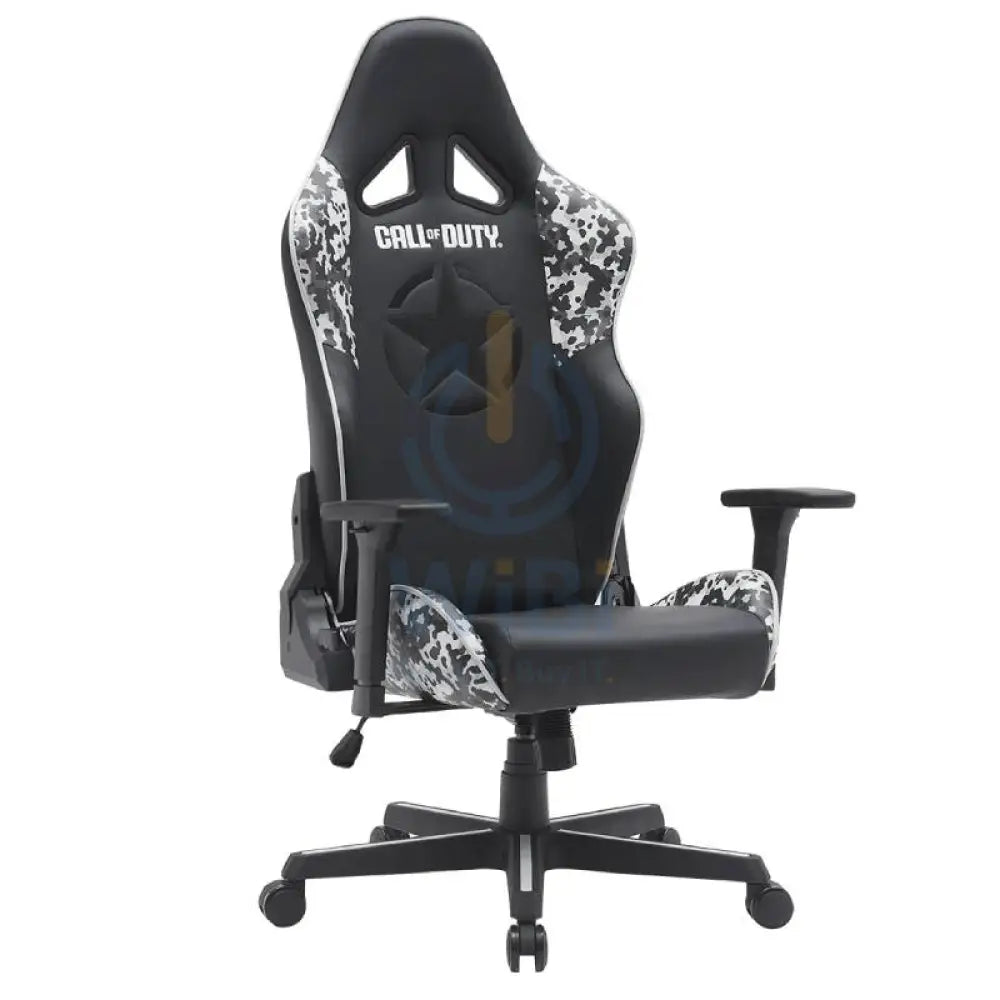 GameOn Call of Duty (COD) Gaming Chair with Adjustable 4D Armrest & Metal Base - Grey/Black Accessories > Chairs >