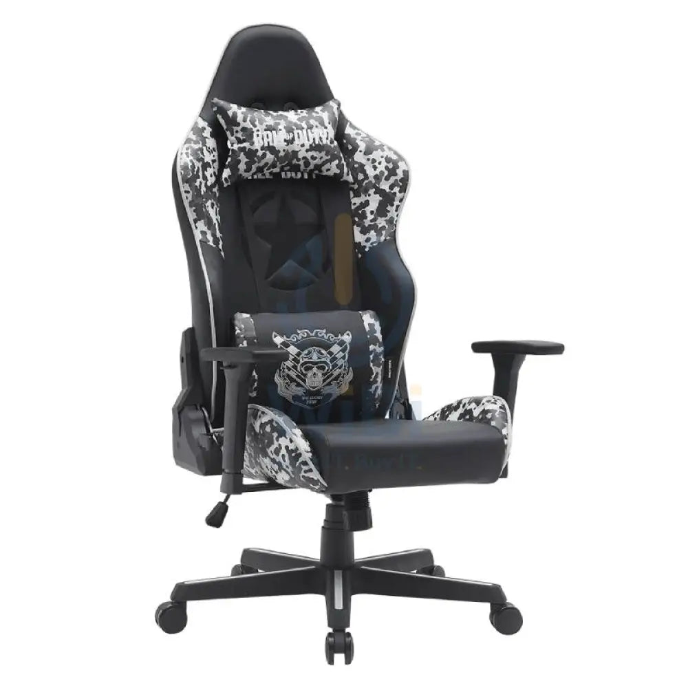 GameOn Call of Duty (COD) Gaming Chair with Adjustable 4D Armrest & Metal Base - Grey/Black Accessories > Chairs >