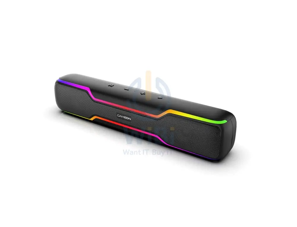 GameOn Dominator Blaze Wireless RGB Gaming Soundbar - 20 Watt / 3000mAh / Black Accessories > Audio > Speakers