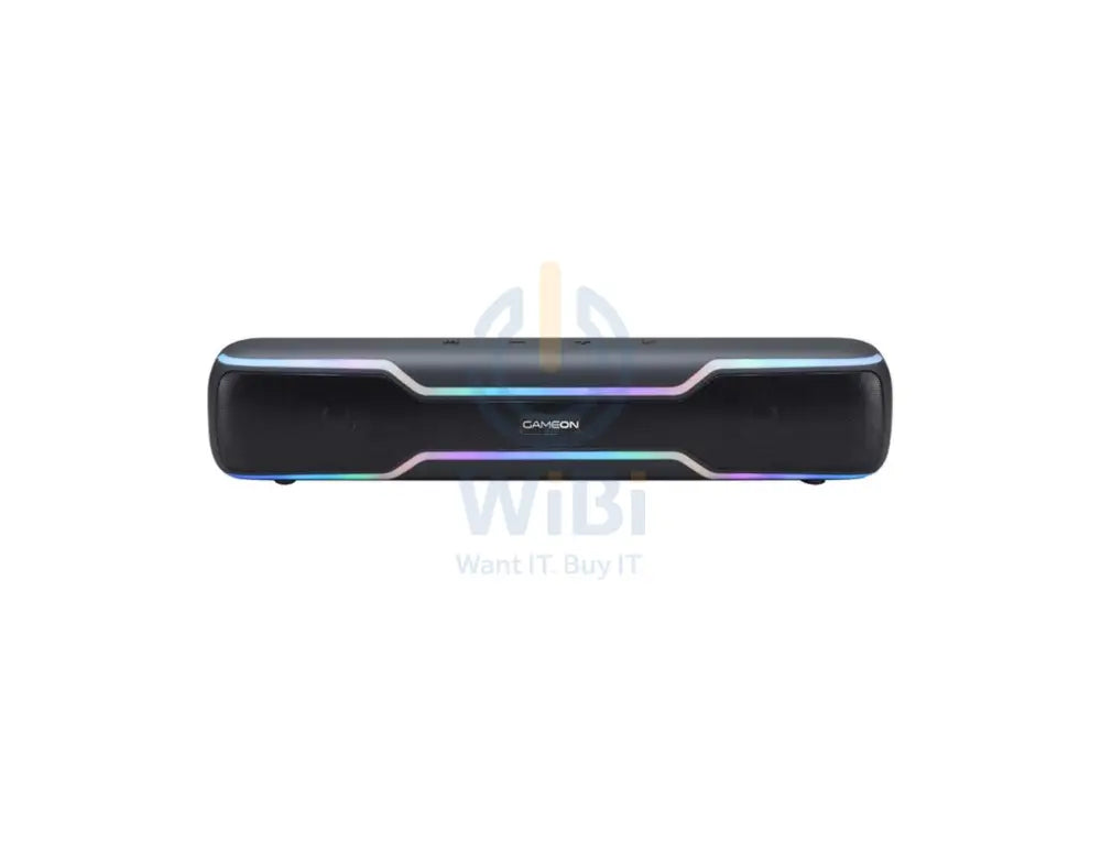 GameOn Dominator Blaze Wireless RGB Gaming Soundbar - 20 Watt / 3000mAh / Black Accessories > Audio > Speakers