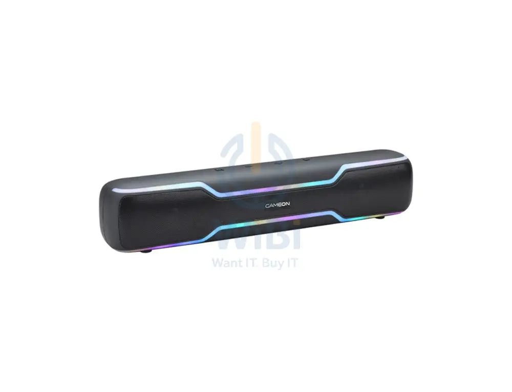 GameOn Dominator Blaze Wireless RGB Gaming Soundbar - 20 Watt / 3000mAh / Black Accessories > Audio > Speakers