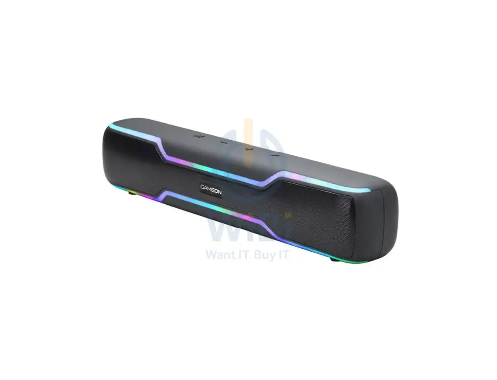 GameOn Dominator Blaze Wireless RGB Gaming Soundbar - 20 Watt / 3000mAh / Black Accessories > Audio > Speakers