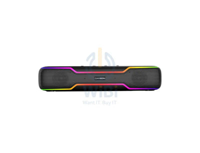 GameOn Dominator Blaze Wireless RGB Gaming Soundbar - 20 Watt / 3000mAh / Black Accessories > Audio > Speakers