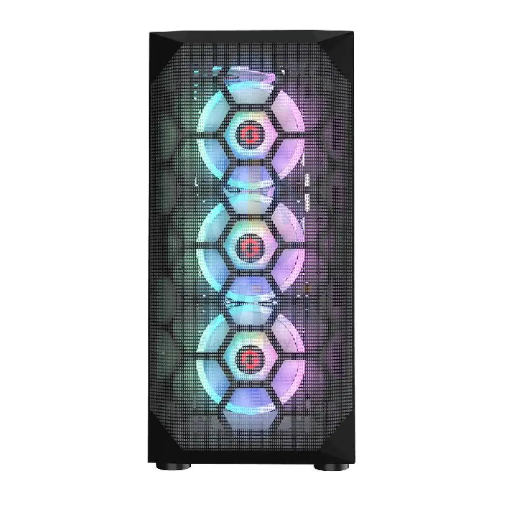 GameOn Emperor Midnight I Series Mid Tower Gaming Case - Black Gaming Consoles